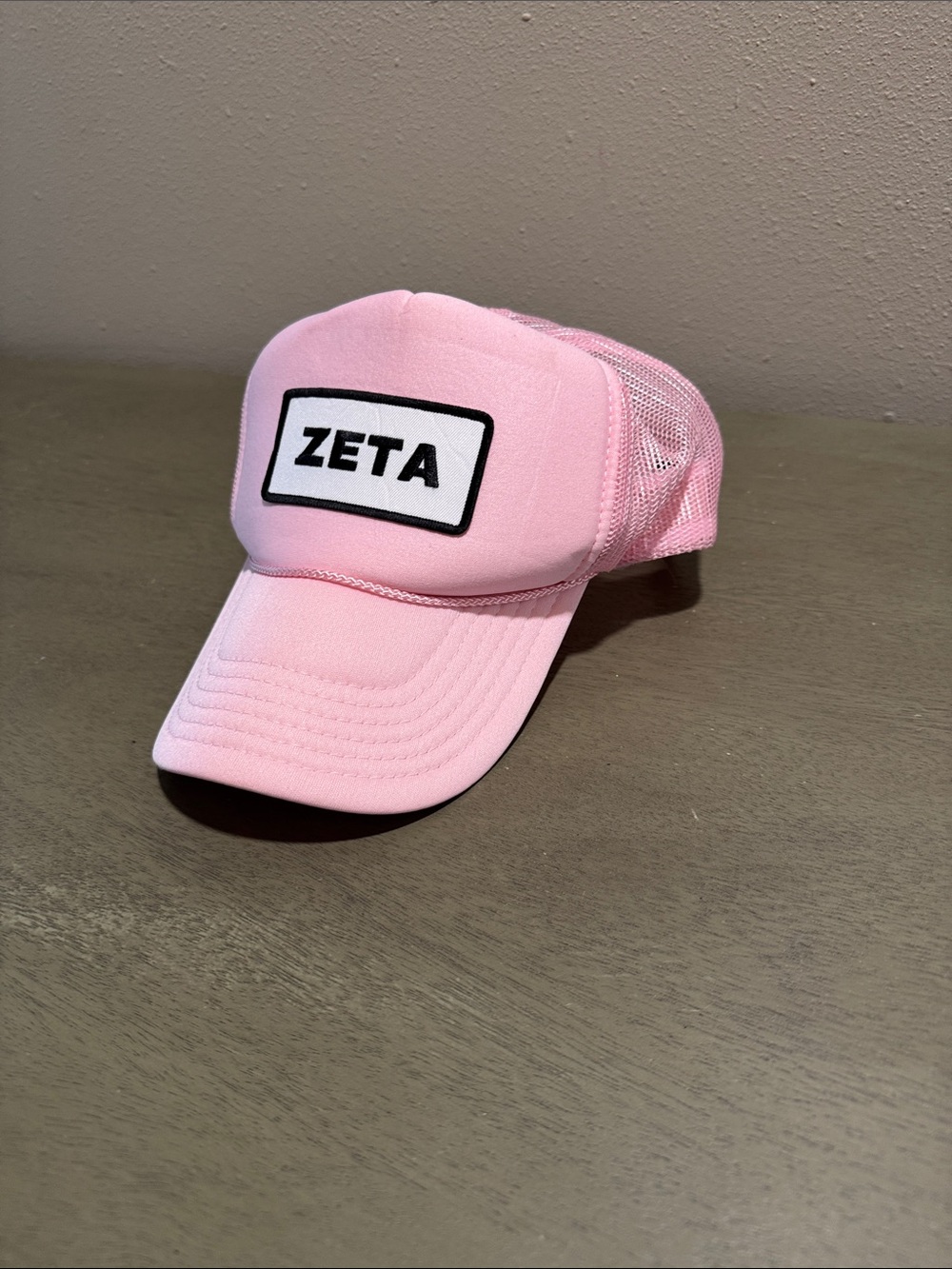 OTTO Pink Zeta Mesh Trucker Hat OS